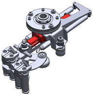 Arm for dual cavities